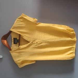 Cynthia Rowley 100% Silk Short Sleeve Top | XS